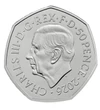 50 penny III. Károly   CuNi 8 g Nagy-Britannia 2026