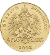  4 florin Ferenc Józsefaranyuv1892 Osztrák–Magyar Monarchia