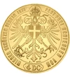 4 dukát utánveret Koronás címer   CuNi+Au 24 g Osztrák-Magyar Monarchia eredeti érme: 1873