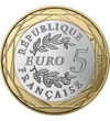 5 euró Babér-tölgy koszorú   CuNi 117 g Franciaország 2026