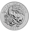 5 font, Vörös sárkány, York-ház címere, , CuNi, 28,28 g, Nagy-Britannia, 2026