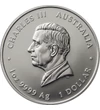 1 dollár III. Károly  Ag 9999 311 g Ausztrália 2026