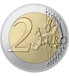 2 euró EU térkép  CuNi 852 g Franciaország 2026