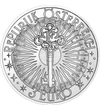 3 euró Nap F kulcs  CuNi 16 g Ausztria 2026
