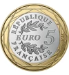 5 euró Babér-tölgy koszorú   CuNi 117 g Franciaország 2026