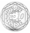 Labdarúgó EB - Skócia, 10 euró, ezüst