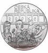 // 200 korona  Csehország  2010 // - 2010-ben a Cseh Nemzeti Bank ezüst 200 korona kibocsátásában emlékezett meg Karel Zeman filmrendező születésének 100. évfordulójáról. Filmjeiből érezhető kisfiús kalandvágya  mely élete végéig jellemző volt rá. Rajongo