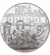 // 200 korona  Csehország  2010 // - 2010-ben a Cseh Nemzeti Bank ezüst 200 korona kibocsátásában emlékezett meg Karel Zeman filmrendező születésének 100. évfordulójáról. Filmjeiből érezhető kisfiús kalandvágya  mely élete végéig jellemző volt rá. Rajongo