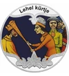 // festett motívum, Lehel kürtje, festett emlékérem, ezüstözött rézötvözet, ,  // Az ország egyik legszebb mondája Árpád nagyfejedelem leszármazottjához, Lehelhez és kürtjéhez kötődik. Lehel vezér méltóságjelvénye a kürt volt, mely fontos szerepet töltött