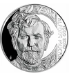 // 200 korona, Csehország, 2010 // - Idén lenne 160 éves a szecesszió nagymestere Alfons Mucha. A cseh művész képeit 2009-ben hazánkban is megcsodálhattuk a Nemzeti Múzeumban. Emlékét immár nemcsak művei, hanem ez az ezüst emlékpénz is őrzi.