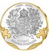 Szent István koronázása 1000-ben, érem, Magyarország