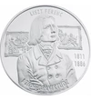 Liszt Ferenc, a zongoravirtuóz, emlékérmen