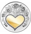 Házassági  évforduló alkalmi érem névre szóló ajándékkártyával, díszborítékban