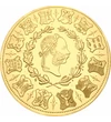 // eredeti érme 4 dukát, Különleges, nagy aranysúlyú lövészérem, aranyozott rézötvözet, eredeti érme Bécs, eredeti érme 1873 // 1873-ban volt 100 éves a bécsi lövész egyesület. Ez alkalomból verette Ferenc József császár ezt a 4 dukát, azaz 14 g súlyú ara