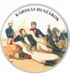 Szabadságharc, Károlyi huszárok, festett ezüstözött érem
