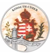Szabadságharc, Kossuth címer, festett ezüstözött érem