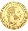 Ferenc József reform aranypénze, utánveret, ezüst aranyozva