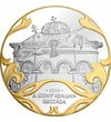A Szent Korona-tan írásba foglalása 1514-ben , érem, Magyarország