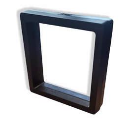 FRAME doboz nyomó zárral fekete, 50 x 50 mm belső méret