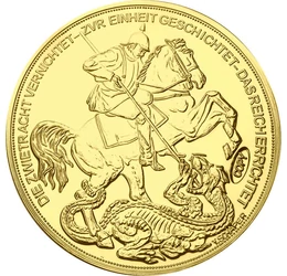 Otto von Bismarck arany emlékérem, Német Birodalom, 1895, utánveret
