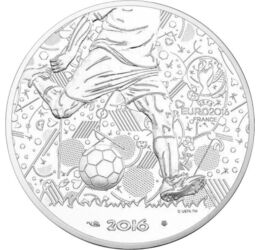 // 2 euró, Franciaország, 2016 // - A foci EB hivatalos eurós emlékpénze
