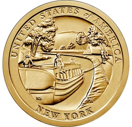1 dollár, Eire-csatorna korabeli képe, CuNi, 8,1 g, USA, 2021