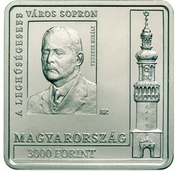 H/ 3000 forint, Sopron, CuNi, 2021, Magyarország