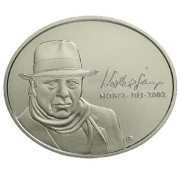 2000 forint, Kertész Imre portréja, CuNi, 10,30 g, Magyarország, 2022