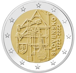 Potter gőzgép, 2 euró, Szlovákia, 2022