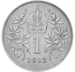  1 korona, Ferenc József, 1912-1916, Osztrák-Magyar Monarchia