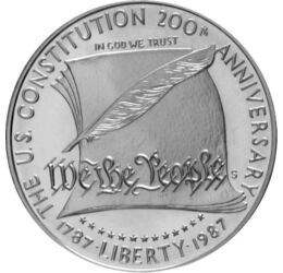  1 $, Alkotmány, 1987, USA