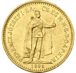  10 korona, arany, Ferenc J. 1892-1915, Osztrák-Magyar Monarchia