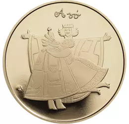 3000 forint, Király, királylány, királyfi, CuNi, 16 g, Magyarország, 2023