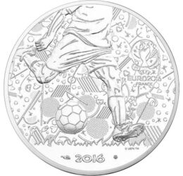  10 euró, Foci EB, Ag 333, 2016, Franciaország