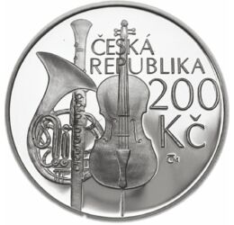  200 korona, Prágai konzervat.,Ag,pp, Csehország