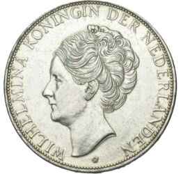  2 1/2 gulden "Wilhelmina", 1929-40, Hollandia