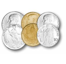 10, 20, 50, 100, 200 líra, , 0, 0, Vatikán, 1980