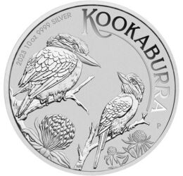 10 dollár, Kookaburra ábrázolás, színsúly, , Ag 9999, 311 g, Ausztrália, 2023