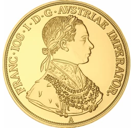  4 dukát - az első pénzügyi reform, 4 dukát utánveret, Osztrák-Magyar Monarchia, 1857