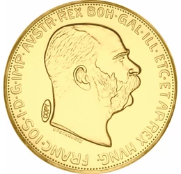 100 korona - az utolsó békeév aranya, 100 korona utánveret, Osztrák-Magyar Monarchia, 1913