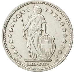  1 frank, Helvetia, Svájc, Svájc