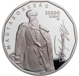 30000 forint, Batthyány Lajos, , Ag 925, 77,76 g, Magyarország, 2024