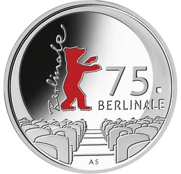 20 euró, Mozi nézőtér, Berlinale logója, Ag 925, 18 g, Németország, 2025