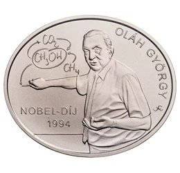 3000 forint, Oláh György, kémiai folyamat, CuNi, 10,3 g, Magyarország, 2024