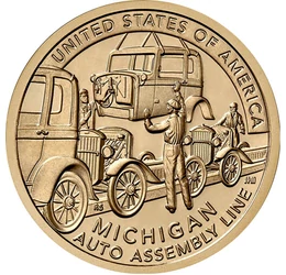 1 dollár, Autógyártás, CuNi, 8,1 g, USA, 2025