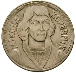 Kopernikusz – Napközpontú világkép, 10 zloty, Lengyelország, 1967-1969