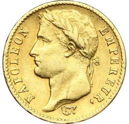 Napóleon aranya, 20 frank, arany, Franciaország, 1807-1815