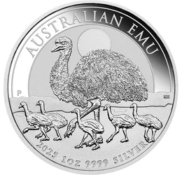 Ausztrália legnagyobb madara, 1 dollár, 1 uncia színezüst, Ausztrália, 2025