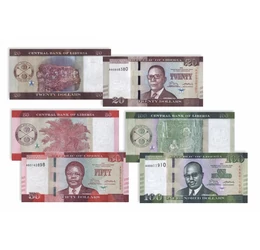 A visszatérés földje, 5, 10, 20, 50, 100 dollár, Libéria, 2016