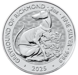 A richmondi agár, 5 font, 2 uncia színezüst, Nagy-Britannia, 2025